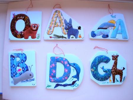 Lettres de l'alphabet